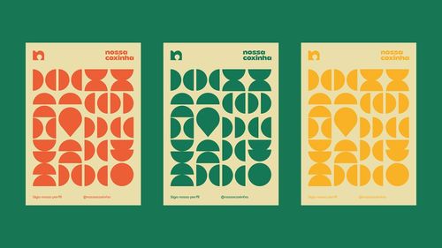 平面設計 nossa coxinha 巴西休閑零食品牌形象設計